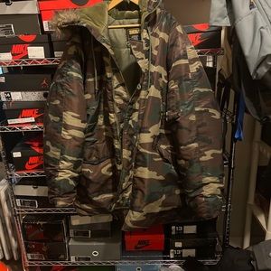 Delf Camo Army Bomber Jacket